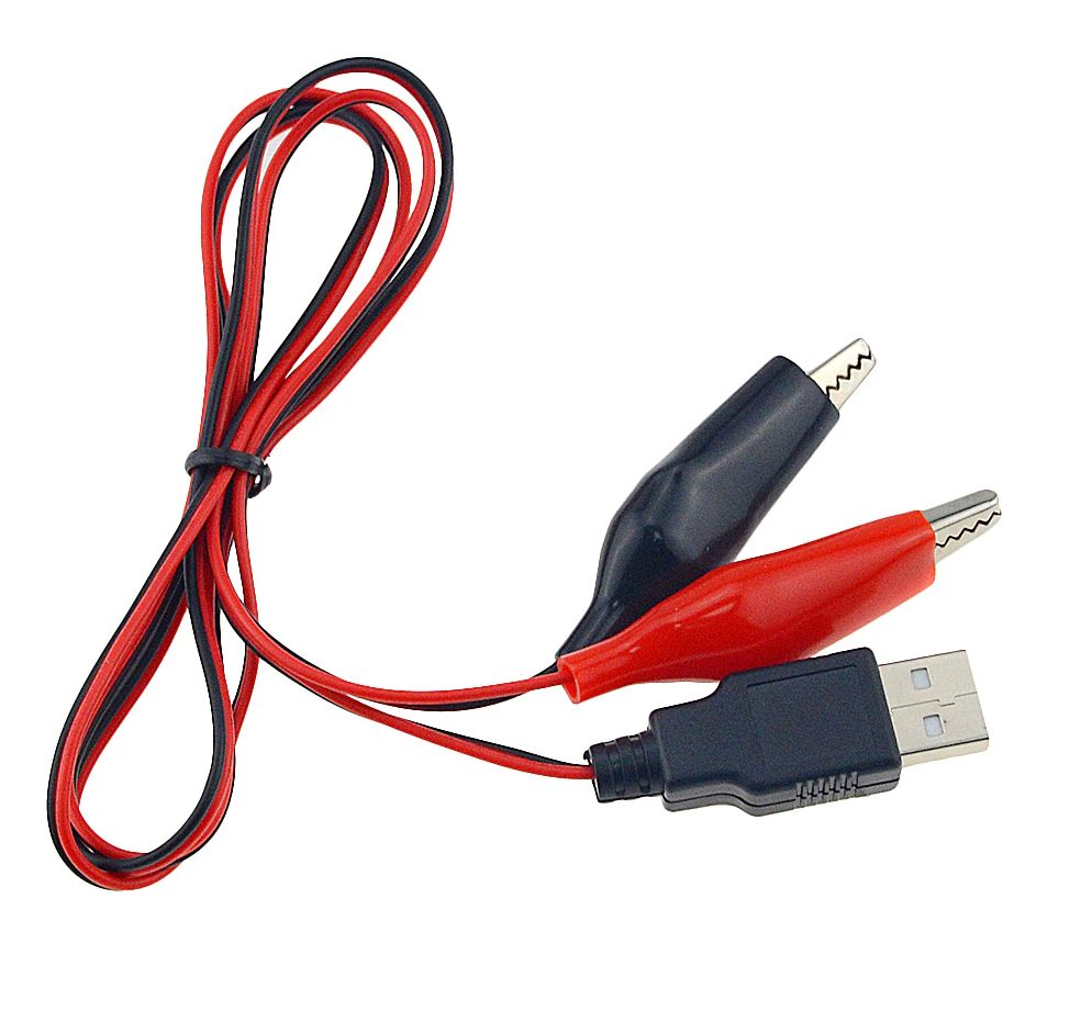 USB-A naar krokodillenklemmen 35mm rood-zwart 50cm kabel 02